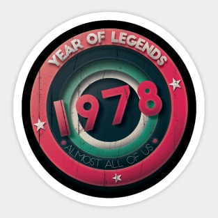 Year of Legends Sticker